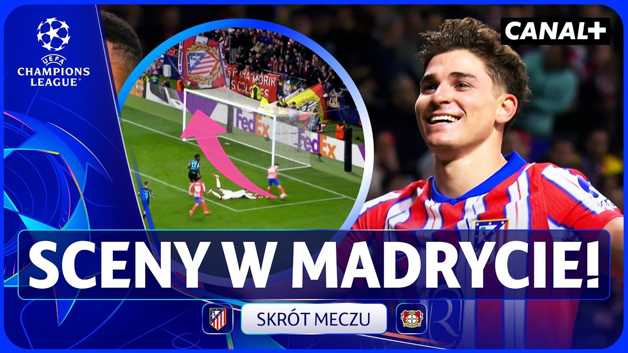 DWIE CZERWONE KARTKI, ZWYCIĘSTWO W 90. MINUCIE! ATLETICO - BAYER, SKRÓT MECZU