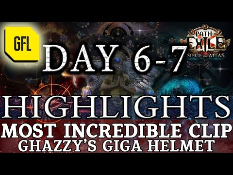Path of Exile 3.17: ARCHNEMESIS DAY #6-7 Highlights MOST INCREDIBLE CLIP, GHAZZY'S GIGAHELM and more