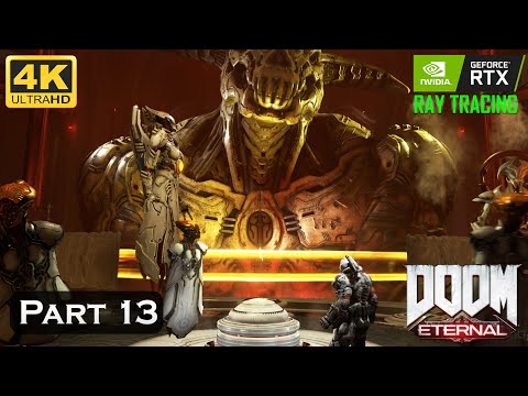 DOOM ETERNAL Walkthrough Gameplay Part 13 (URDAK) 4K Ultra PC