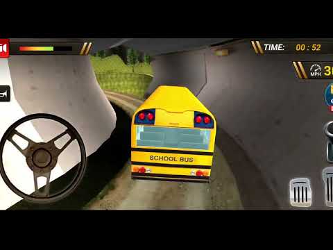Offroad school bus driving simulator 2022 ll School Bus game ll Game Videos ll Android Gameplay