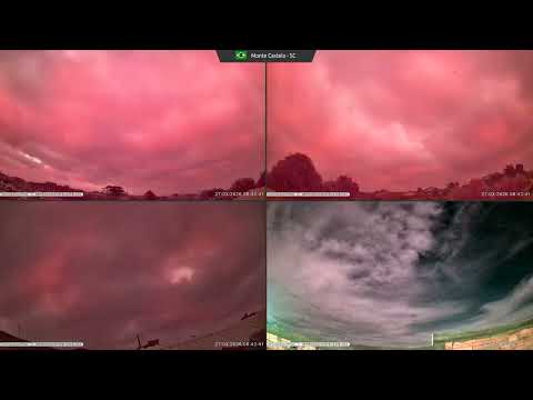 Timelapse do céu - Uma semana em alguns instantes em Santa Catarina - Monte Castelo - 30/03/2026