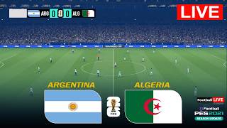Download lagu ARGENTINA vs ALGERIA - FIFA World Cup 2026 group stage | Match Today | Simulation PES mp3