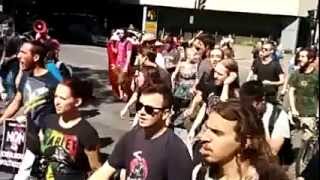 REPLAY: Manif de solidarité avec #Uqam et #Concordia - #AutomneChaud #99Media