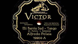 Kadr z teledysku mi Barrio Sud (Tango de Carlos Portela-Luis Rubistein) tekst piosenki Alfredo Pelaia