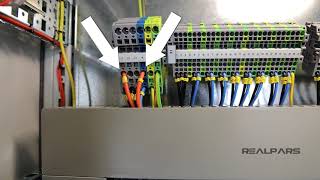 What Does an Orange Wire Do in an Electrical Control Panel?