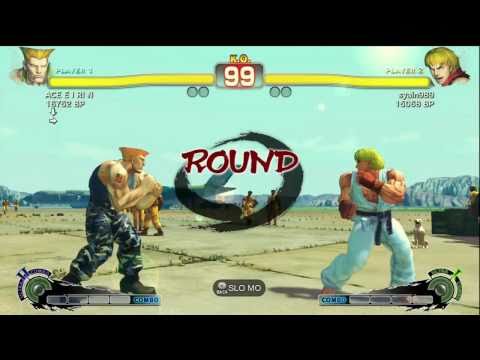 ACE・EIRIN [Guile] vs syain989 [Ken] SSF4 Japanese Online Ranked Matches - TRUE-HD