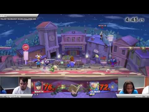 Hard Read Smash: Volume 4 WR3: qWo Captain Q (Olimar) vs A2 Neko (Marth)