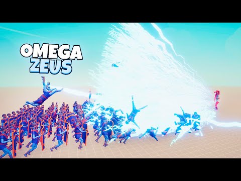 OMEGA ZEUS vs EVERY FACTION | TABS Totally Accurate Battle Simulator Gameplay