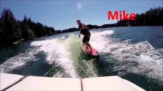 preview picture of video 'July Surfing on Phillips Lake, Washington'