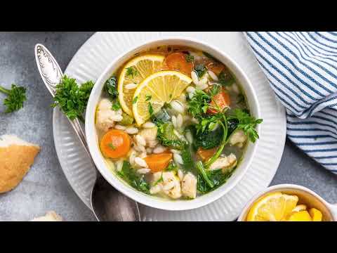 Lemon Chicken Orzo Soup in Instant Pot