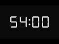 54 Minute Timer With Alarm 3240 Second Countdown