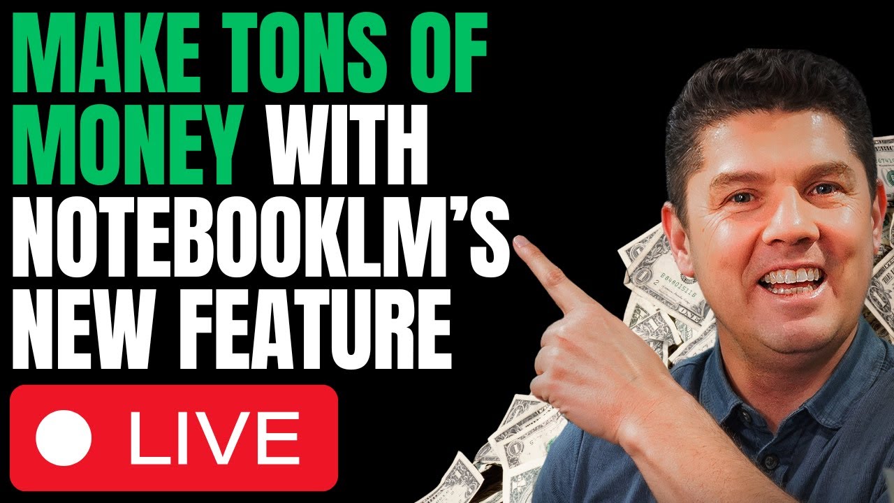 🔴LIVE Bill McIntosh Show: How To Use NotebookLM Interactive Mode To Make a FLOOD of Money