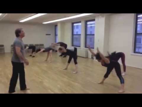 Matt Mattox freestyle jazz dance class technique/combination - Taught by Bob Boross