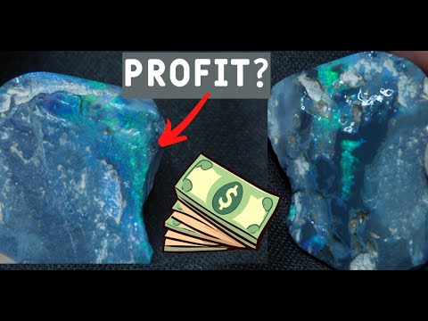 This rough opal turns into profit?