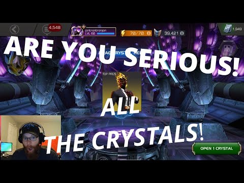 INSANE 4x 5-Star & 2x 6-Stars Crystal Opening - Marvel Contest of Champions