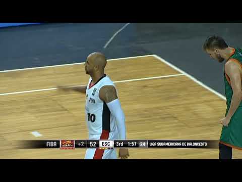 GUAROS DE LARA 75 - 73 ESTUDIANTES LIGA SUDAMERICANA DE BALONCESTO (17/10/17)