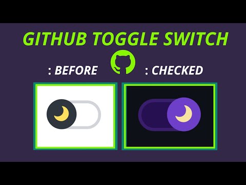 How To Make A Toggle Switch Mode Using Only Htmlcss And Javascript Github Toggle Switch Clone