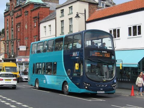 [THRASH] Arriva North East 7402 NK64FSG on X93 to Scarborough 20190713 Part 1