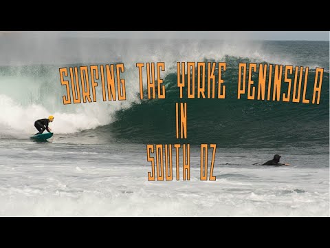 Surfing the Yorke Peninsula in South Oz