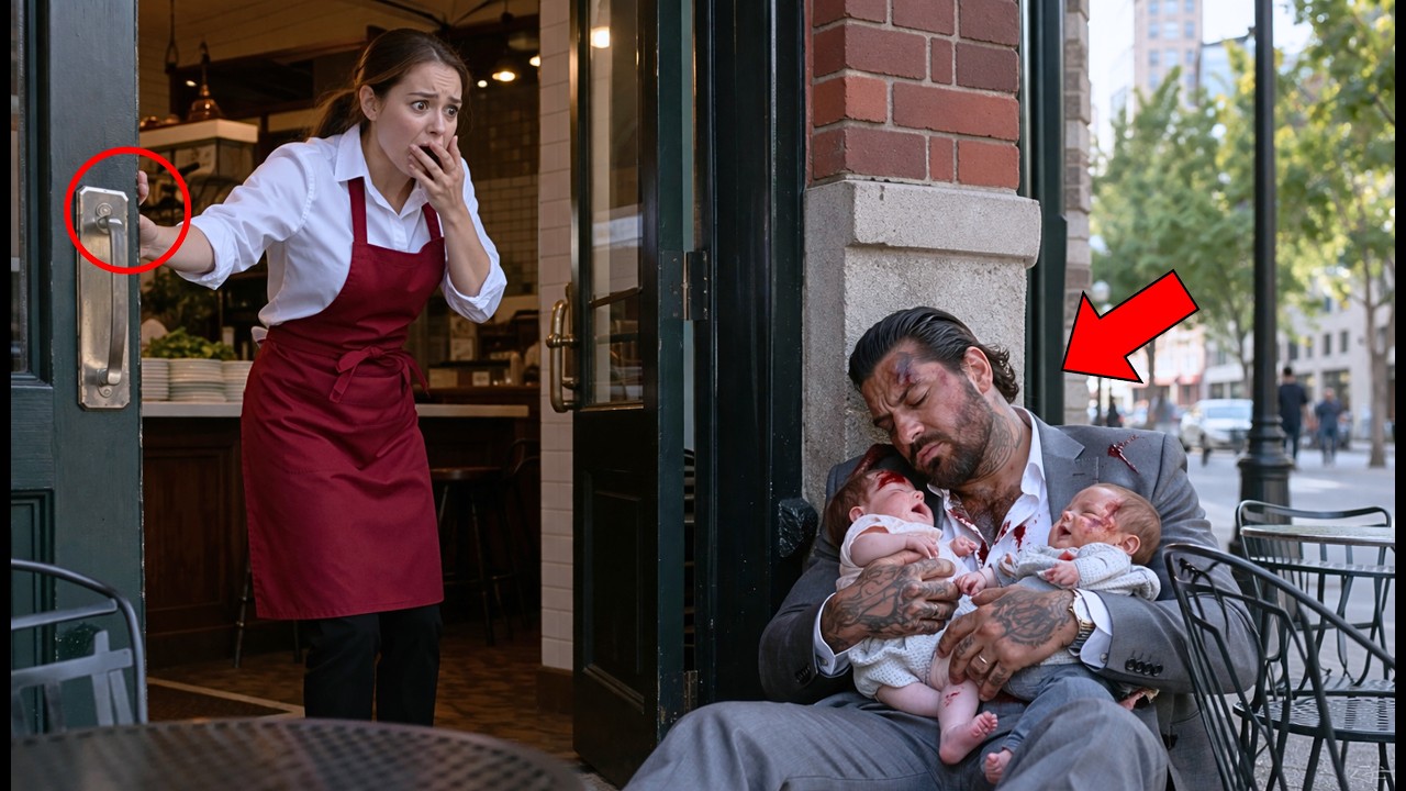 The Waitress Found Him Shot and Holding His Twins — She Didn’t Know He Was the Mafia Boss