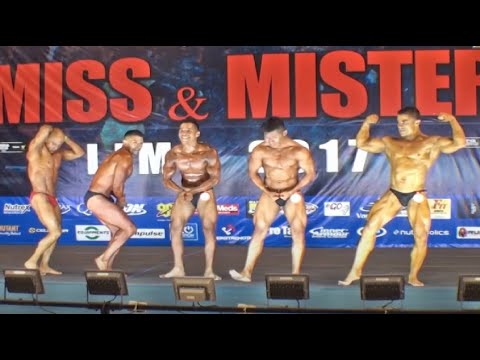 CULTURISMO CLASICO SENIOR 1.68 m. - MISS Y MISTER LIMA 2017