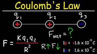Coulomb's Law - Net Electric Force & Point Charges