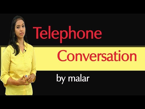 Learn Telephone Conversation # 8 - Learn English with Kaizen through Tamil Video