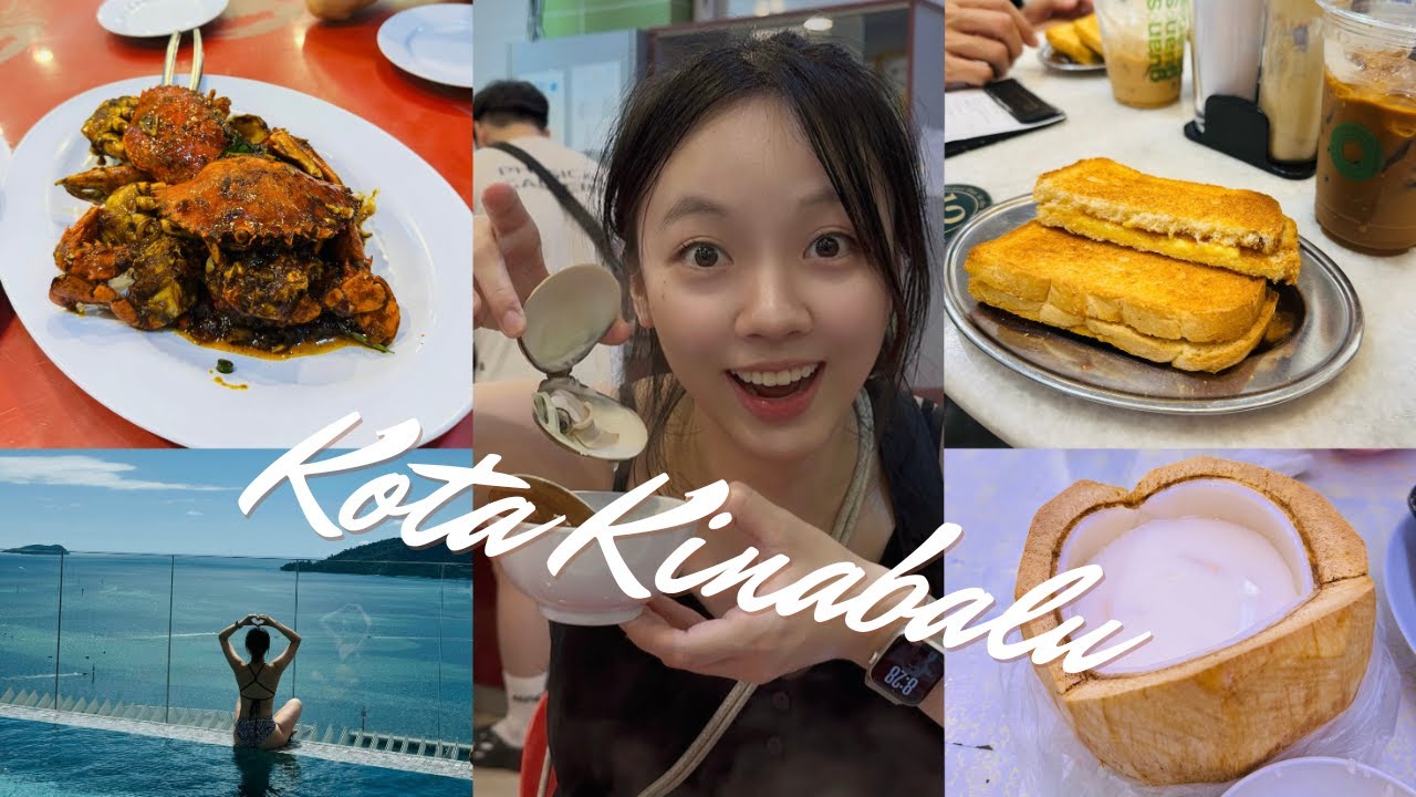 After Mt. Kinabalu, feast in Kota Kinabalu! Kaya toast, bak kut teh, pork noodles — Sabah food tour!