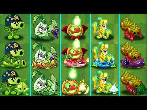 5 Best Plants & Vine & Mint Battlez - Who Will Win? - Pvz 2 Plant vs Plant