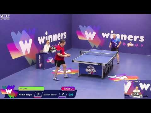 WINners CUP table 2  04.02  Maliuk Sergei - Ziakun Viktor  18:00