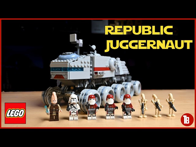 Vídeo relacionado con LEGO Star Wars 75413 Juggernaut de la República - Juguete de Construcción con 3 Figuras de Droides y 5 Minifiguras inc. Ki-Adi-Mundi con Espada Láser - Regalo para Niños de 9+ Años de Las Guerras Clon