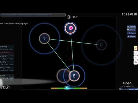 osu! | Vaxei | Omoi - Snow Drive [Rabbit's Jumping Style] 97.08% 11❌ 1537/1998x 8.55⭐ #1❤