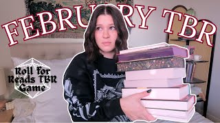 the shortest month with the longest TBR | Roll for Reads TBR Game