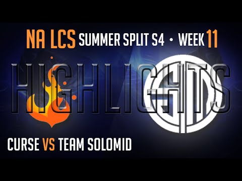 LCS Highlights Curse vs Team Solomid Week 11 Day 3 NA Summer 2014 CRS vs TSM S4 W11D3G3 Season 4