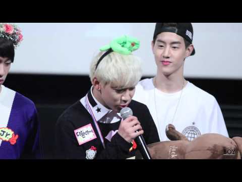 (직캡/fancam) 140727 용산 싸인회 뱀뱀 그렇게 죠아? ㅋㅋ