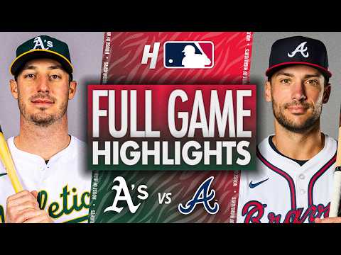 애틀랜타 VS 애슬레틱스 MLB 하이라이트