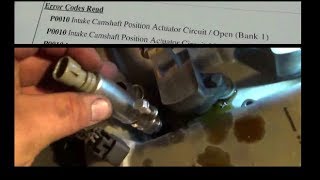 How To Replace Camshaft Actuator Solenoid On Chevy HHR