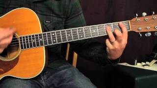 Guitar Lessons - Trouble - Cat Stevens - Acoustic Guitar Lesson Tutorial