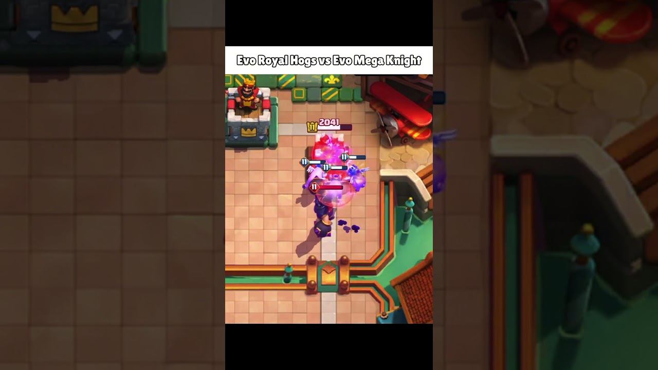 Evo Royal Hogs vs Evo Mega Knight 🥀