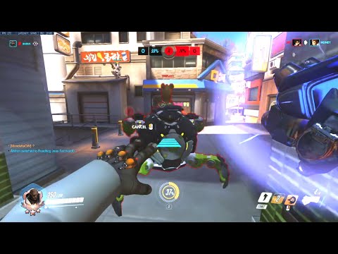 Dannedd Doomfist One Trick Gameplay - Overwatch Season 36 Top 500