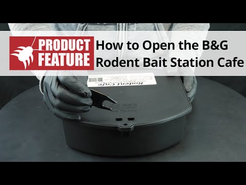  How to Open the B&G Rodent Bait Station Cafe Video 