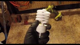 Make Money Scrapping A Compact Fluorescent Light Bulb CFL