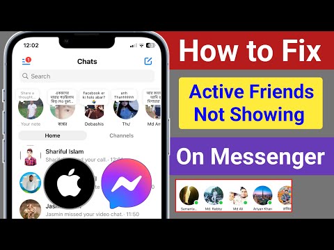 How to Fix Messenger Not Showing Active Friends On iPhone | iPhone Messenger Online Active Not Show