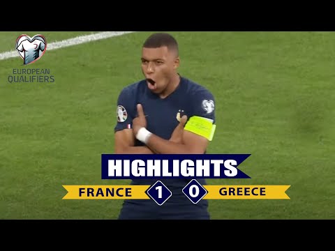 France 1 - 0 Greece | Highlights | European Qualifiers | 20th June 2023