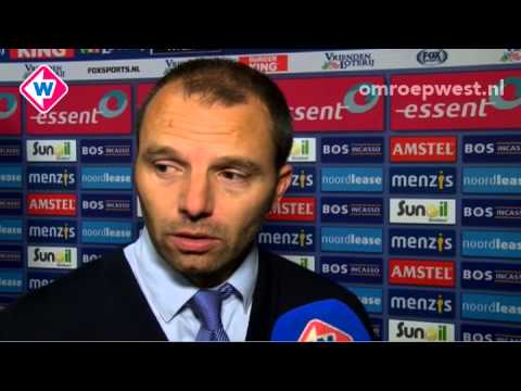 Reactie ADO-trainer Maurice Steijn na FC Groningen - ADO Den Haag