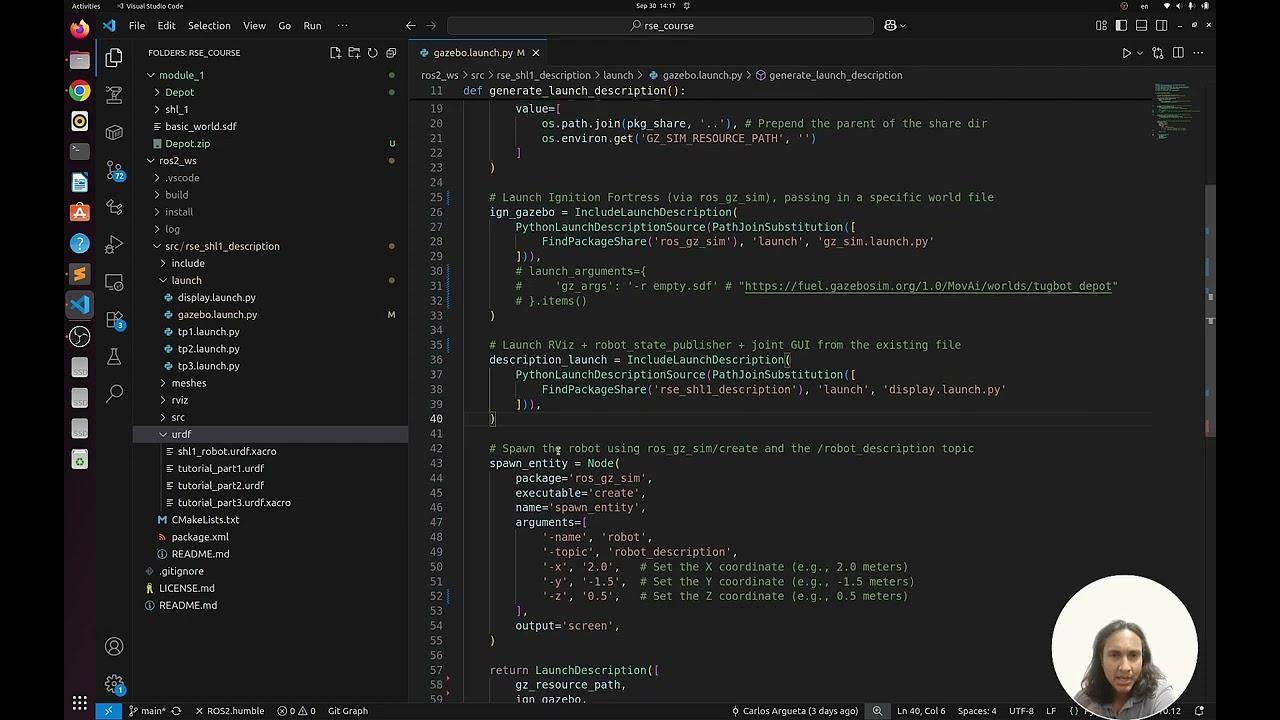 Importing Your URDF Into Gazebo