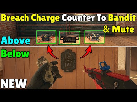 *NEW* Way To Counter Mute & Bandit Using Breach Charges! - Rainbow Six Siege