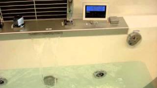 preview picture of video 'steam shower and whirlpool baths demo bathroom showroom uk 01822 61 62 63'