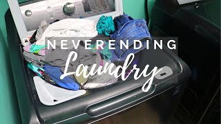 Long LAUNDRY Day // Cleaning Motivation // Cleaning Mom