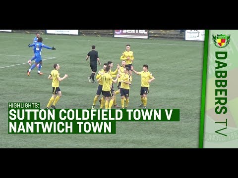 HIGHLIGHTS: Sutton Coldfield Town 1-3 Nantwich Town